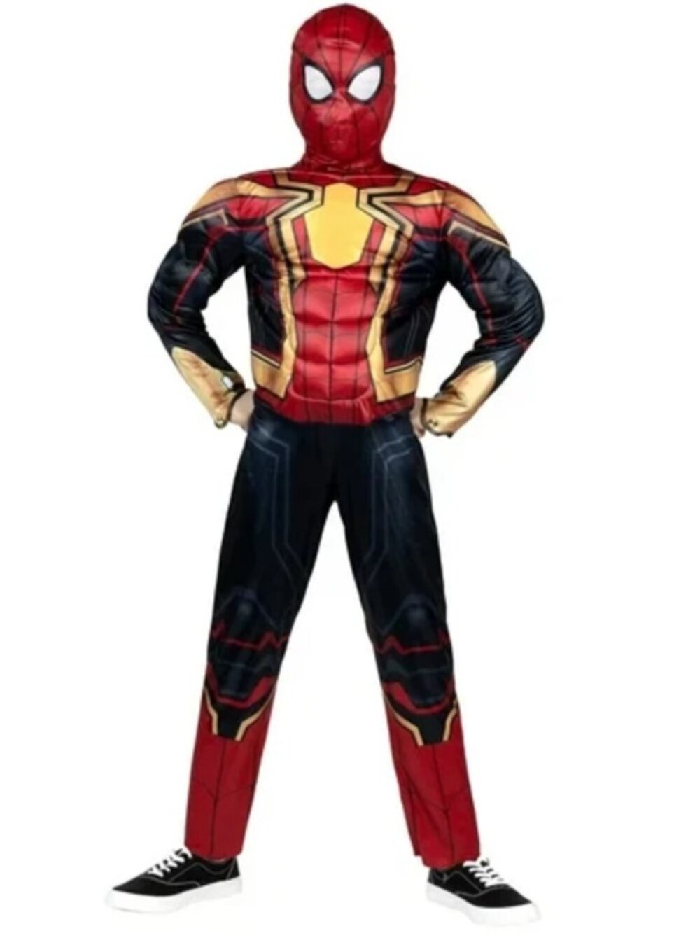 Spiderman No Way Home Boy's Padded Spiderman Costume Size XS (0-2)